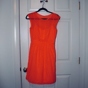 J. Crew Chiffon Zigzag Dress